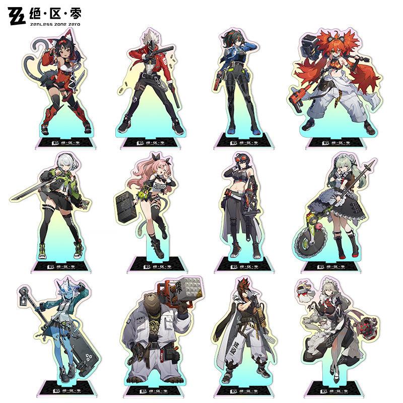 Zenless Zone Zero Nicole Demara Zhu Yuan Anime Acrylic Stand Sign Ellen Joe Ben Bigger Collect Desktop Decoration Keychain Gifts