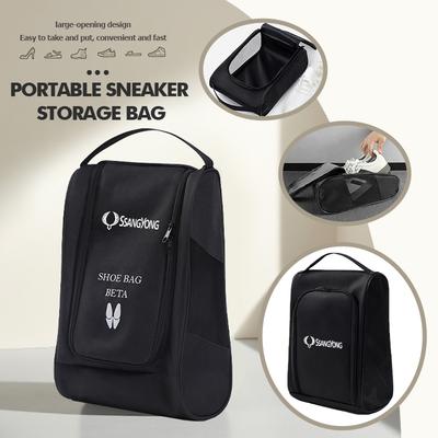 Car Sneaker Organizers Travel Shoe Bag Storage Accessories For SsangYong Musso Rexton Torres Kyron Actyon Tivoli Rodius Chairman