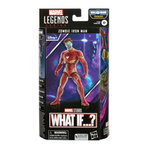 Hasbro Marvel Legends Series MCU Disney Plus What If...? Zombie Iron Man Action Figure, 6-inch (15 cm) Size, with 3 Accessories, F3700, Authentic
