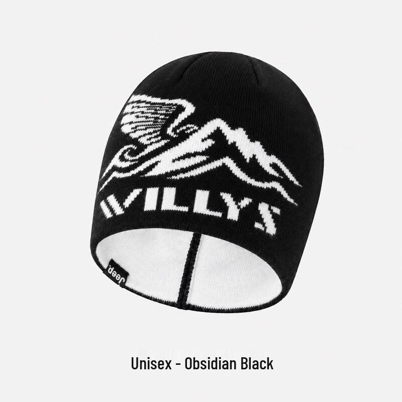 JEEP Unisex Wool Blend Knit Beanie
