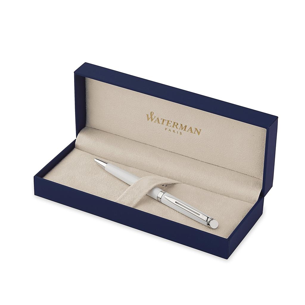 Waterman Metropolitan Essential White CT Ballpoint Officially Imported Pen, Oil-Based, S2259332,