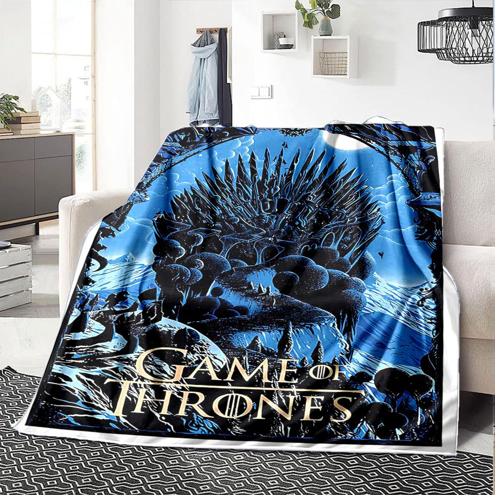 1pc Game of Thrones Blanket Lightweight Flannel Throw for Sofa Bed Travel Camping Livingroom Office Couch Chair 1136KK