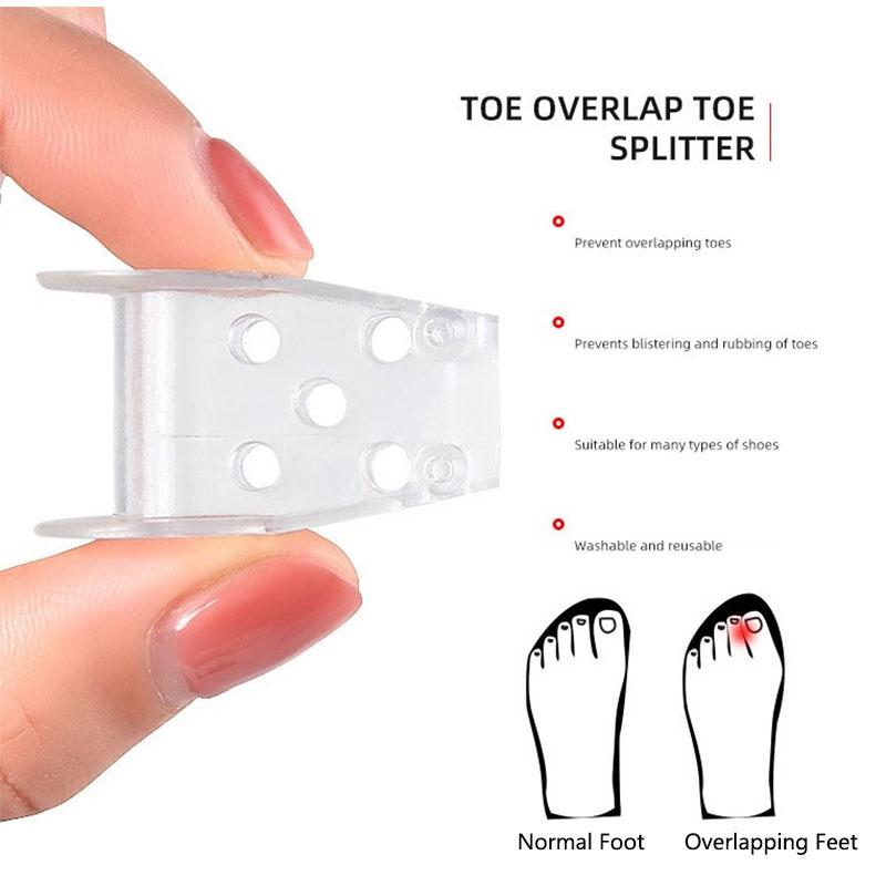 Ayak Parmağı Ayırıcı Düzeltici Büyük Ayak Kemik Ortezi Klip Ayak Pedi Toe Over