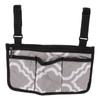 Wheelchair Side Hanging Storage Bag Multi   Armrest Pouch Bag Wheelchair Armrest Accessories with Reflective Strips