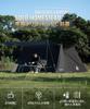 OneTigris SOLO Dark Shadow Tent Front Curtain Large Bonfire Curtain Compatible with SOLO HOMESTEAD Black TC Tent Expanded Space Light Blocking Flame