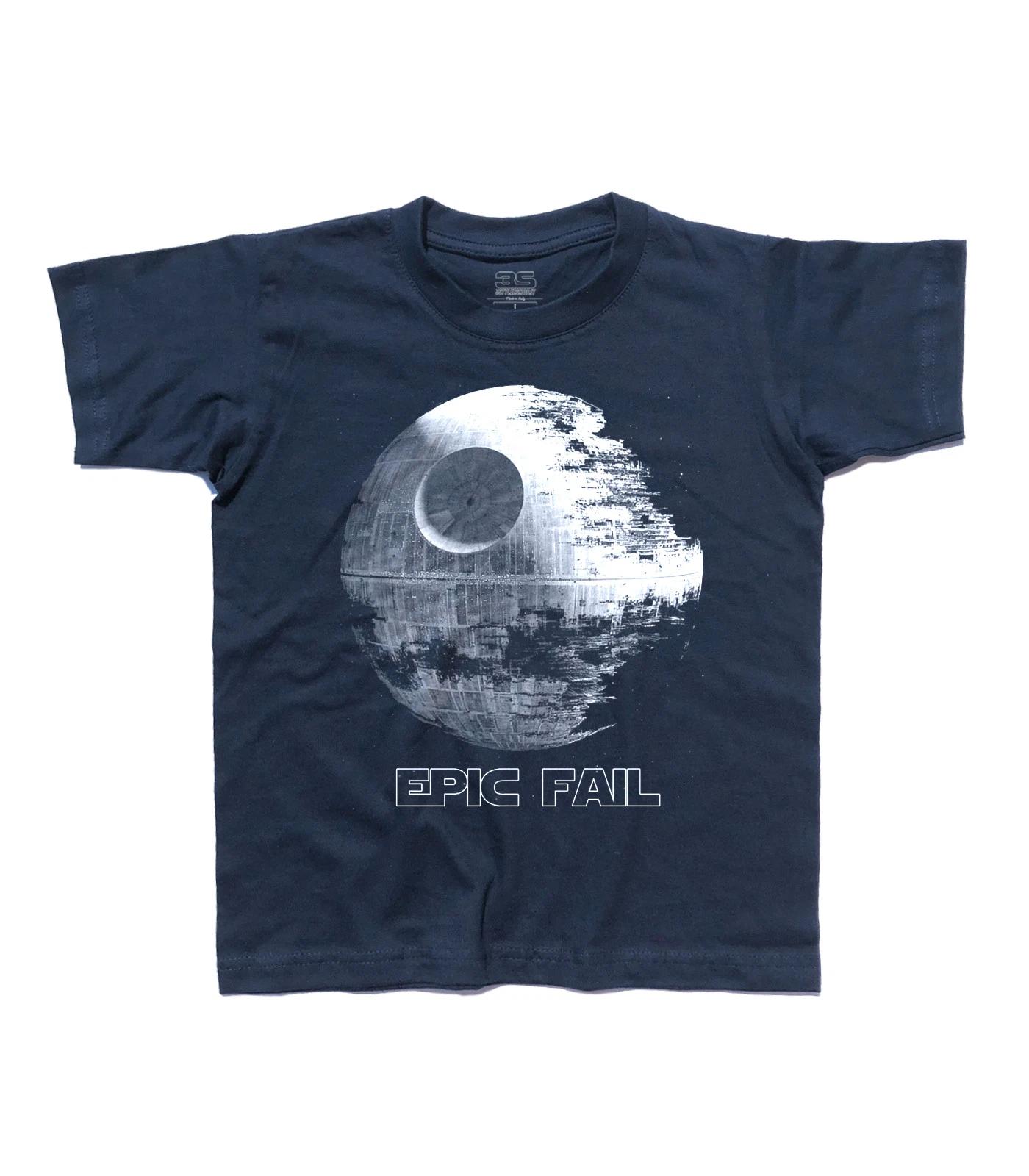 Children s T-shirt DEATH BLACK Epic Fail Stellar Fener Death Star 160