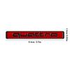 Car Styling Quattro Letter Logo Side Body Fender Trunk Sticker Decor For q2 A7 S1 B8 8P A3 A6 C7 Q7 Q5 Q3 Q2 Q1 Q2L A4 A5 A6L