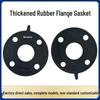 Thickened Rubber Mat with Water Pattern and Holes, Flange Gasket, and Sealing Gasket.