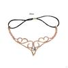 Elegant Rhinestone Forehead Chain for Women - Boho Hair Accessory Prom and Festivals