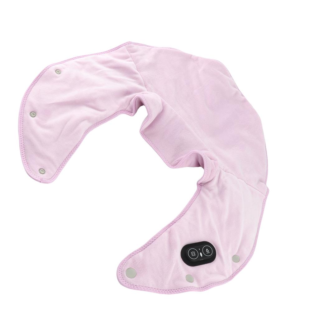 Heated Neck Shoulder Wrap Comfortable Massage Temperature Control Warm Neck Electric Heating Pad for Ache Relief Purple