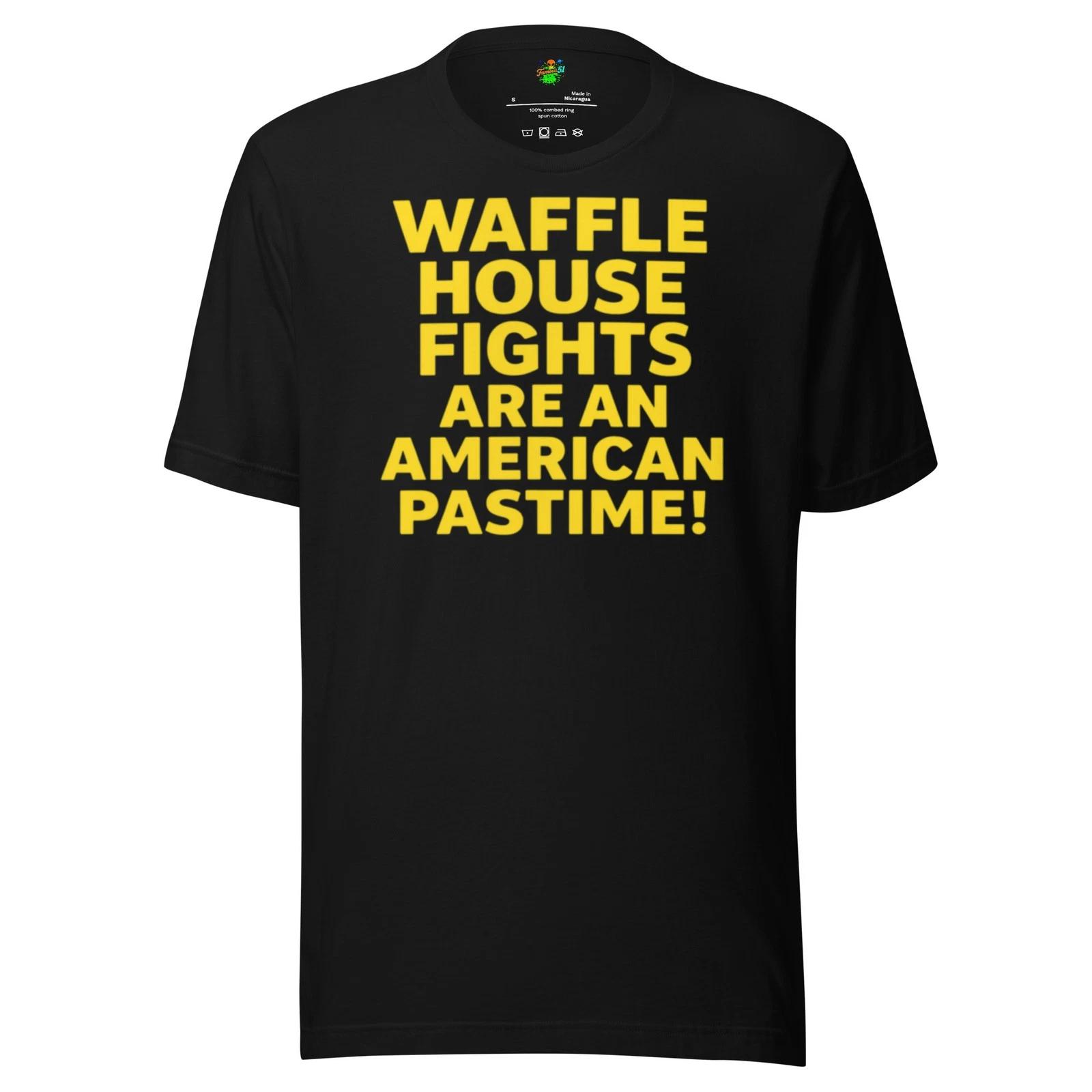 America’s Favorite Sport Waffle House T Shirt | Famous 51 & Premium L