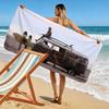 Outer Banks Poster Print Beach Towel, Large Soft Quick Dry Towel for Beach Camping Swimming
