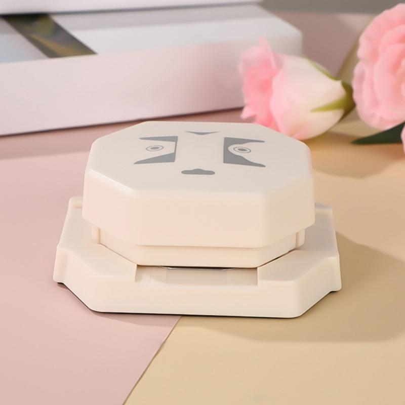 4 In 1 Scrapbooking Edge Decorator Efficient Hole Punch High Capacity for Quick Document Handling with Compacts Size