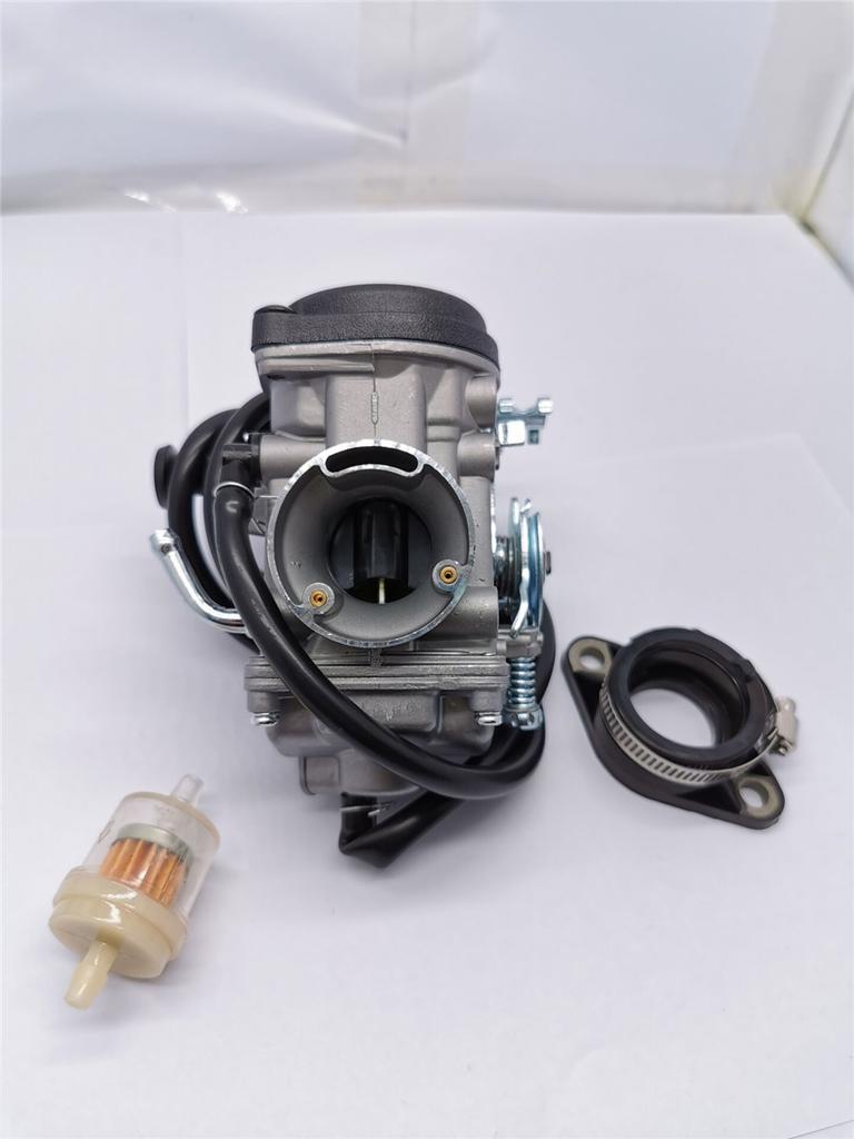 Carburetor with Intake Manifold Boot & Oil Filter Kit For Suzuki DR200S DR200SE