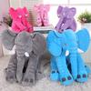 Cartoon Big Size Plush Elephant Toy Kids Sleeping Back Cushion Stuffed Pillow Animal Doll Baby Doll Birthday Gift for Children