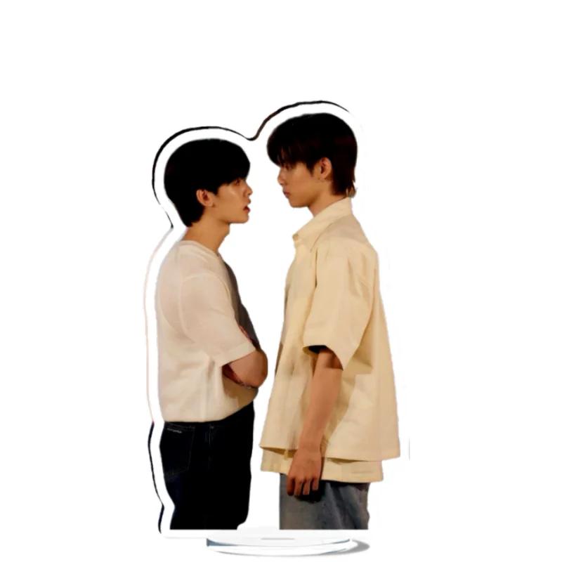 Porteetee Teeteepor 12cm Stand Up Thai TV Your Sky Duang with You Drama Stills Humanoid Stop Sign Vehicles Car Decor Ornaments