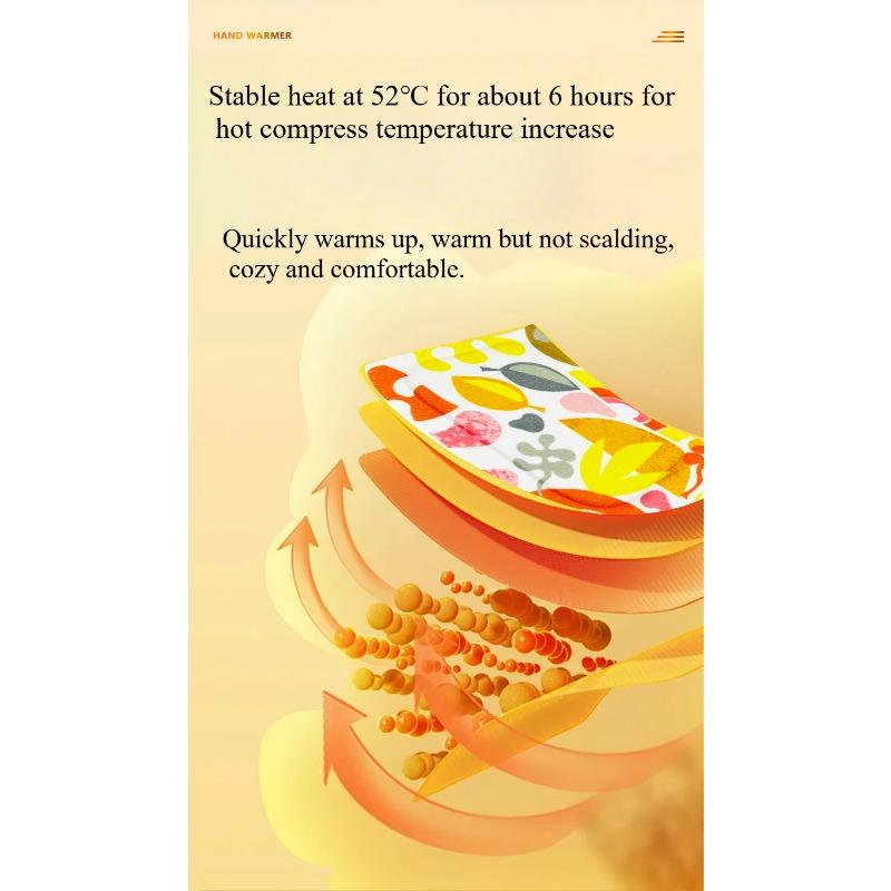 10PCS hand warmer student-specific wearable hand warmer sticker grip-free cover hand heating pad self-heating sticker hand warmer