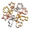 5pcs Openable Metal Sping Clasp Star Heart Cat Flower Ring Carabiner Keychain Bag Pet Dog Buckles Connector DIY Jewelry Making