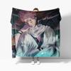 Anime Spell Fighting Back Soft Flannel Blanket Breathable Warm Bedding & Travel Blanket Sofa Blanket Bed Blanket Customizable