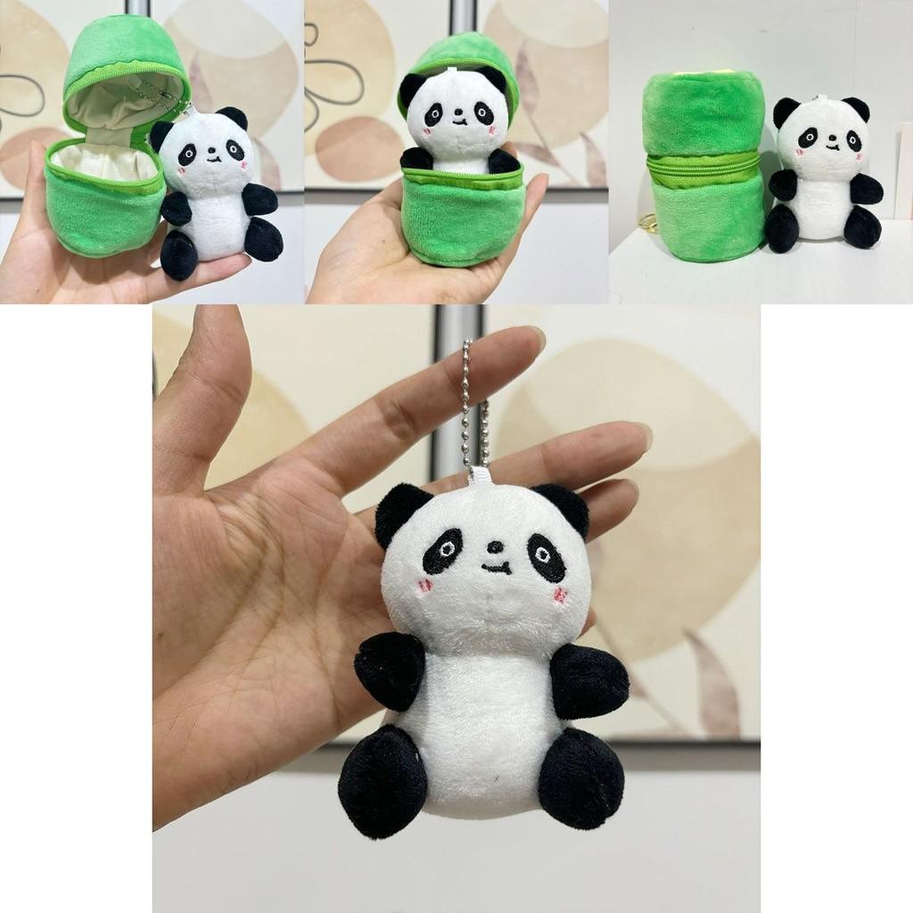 Adorable Panda Plush Keychain Soft And Cuddly Animal Toy Miniature