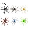 Bionic Fishing Lures 5Pcs Sea Urchin Lure, 4cm/0.5g, 7cm/1.6g, 9cm/2.8g, 11cm/8.7g Floating Bass Tackle Artificial Bait, Fuzzy Soft Lure for