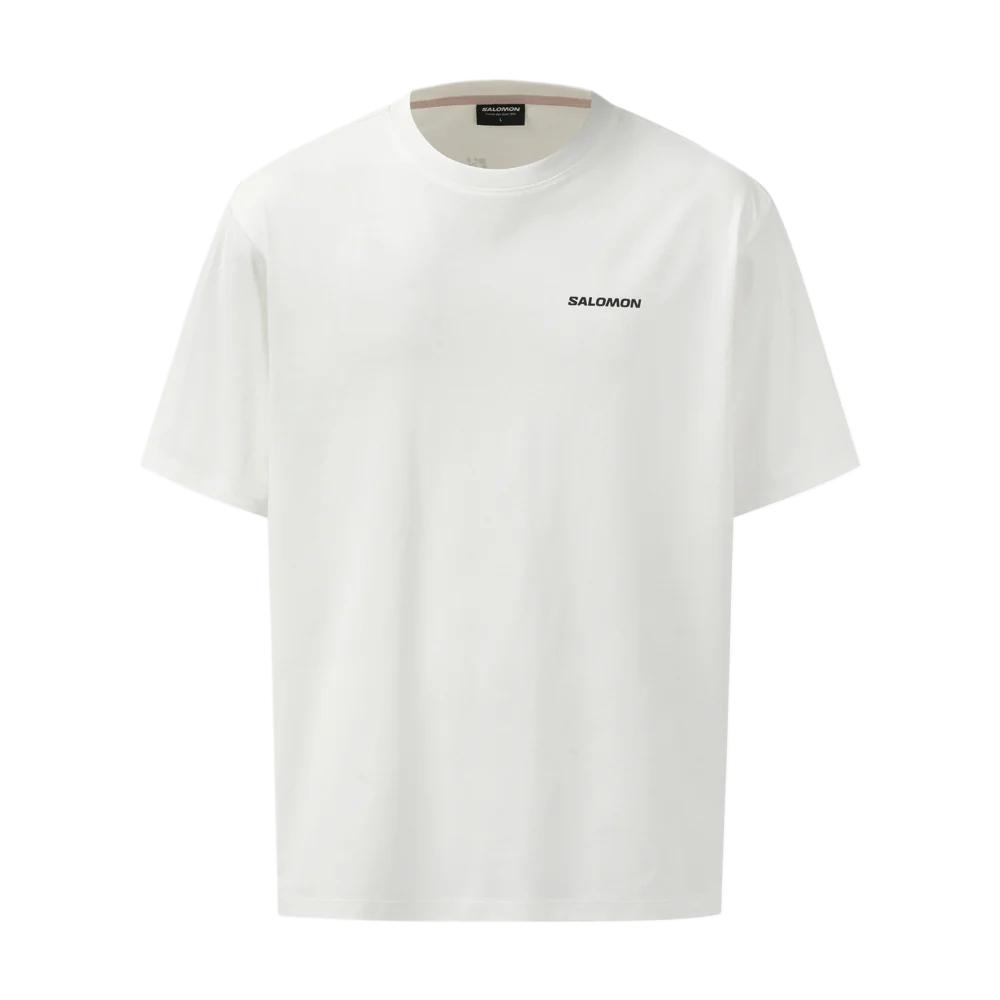 

Salomon Unisex Loose Fit Plant Print Moisture Wicking Short Sleeve Crew Neck T-Shirt Unisex Tops C30692 S