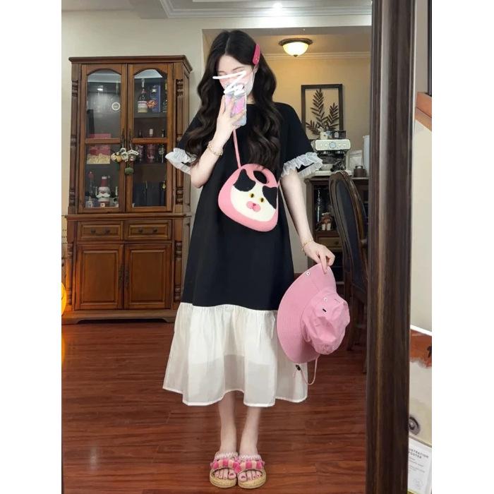 

Черное облегающее повседневное платье 2025 года для женщин — удобная юбка средней длины, которая подчеркивает и скрывает недостатки фигуры L чёрный