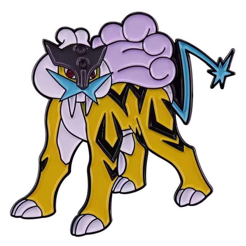 Anime Game Pokemon Soft Enamel Pin Lapel Pins for Backpack Metal Badges Brooch for Clothes Jewelry Accessories