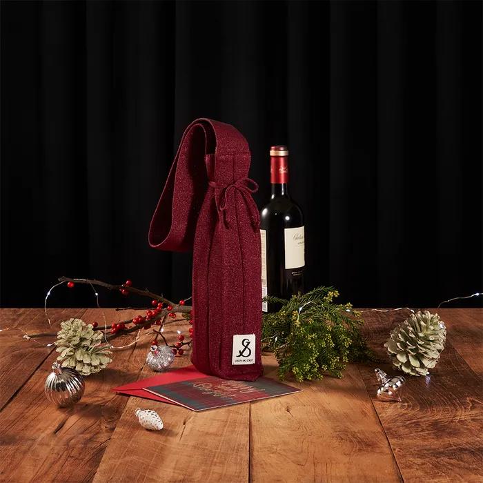 Lucky Pleats Knit Starry Wine Bag (ALL)