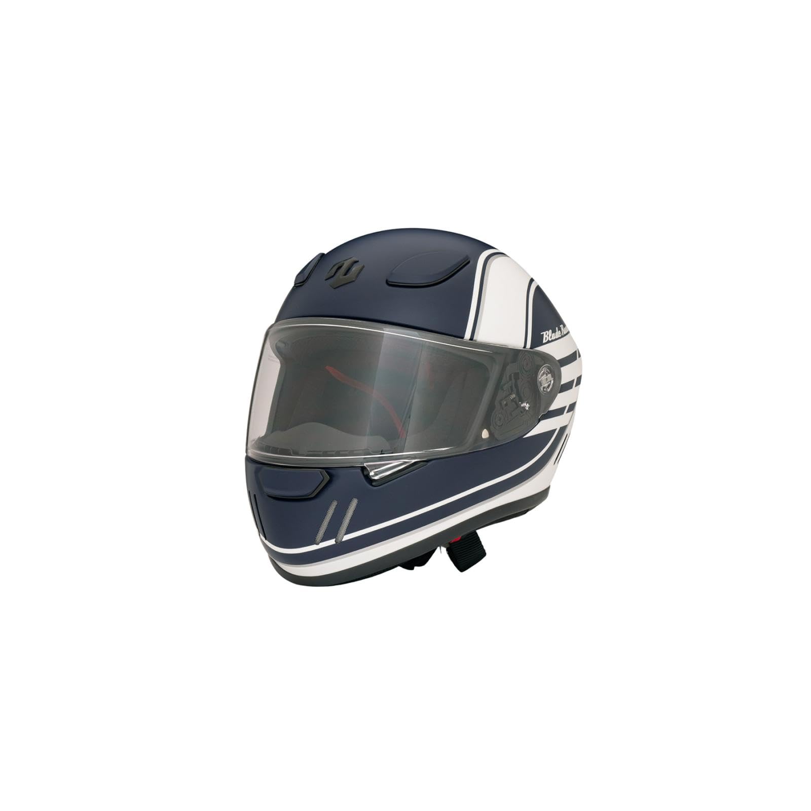 

ZEALOT Blade Runner Full Face Graphic Matte Size Helmet, Euro, Blue, M, 57-58cm, BRJ0019/M