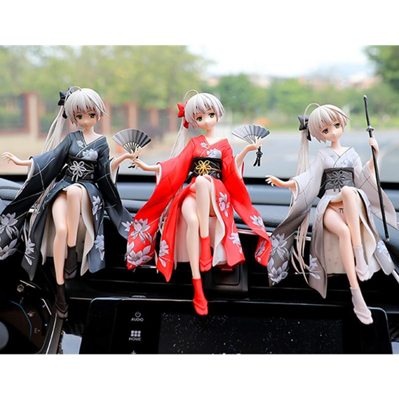 Japan Anime Kasugano Sora Yosuga No Sora Figure PVC Action Figure Cute Girl Collection Model Doll Toys Cake Car Ornaments