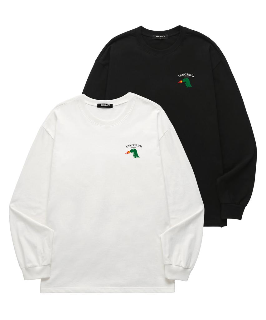 Baligeiteu Mini Dinosaur Long Sleeve (Bls040) White