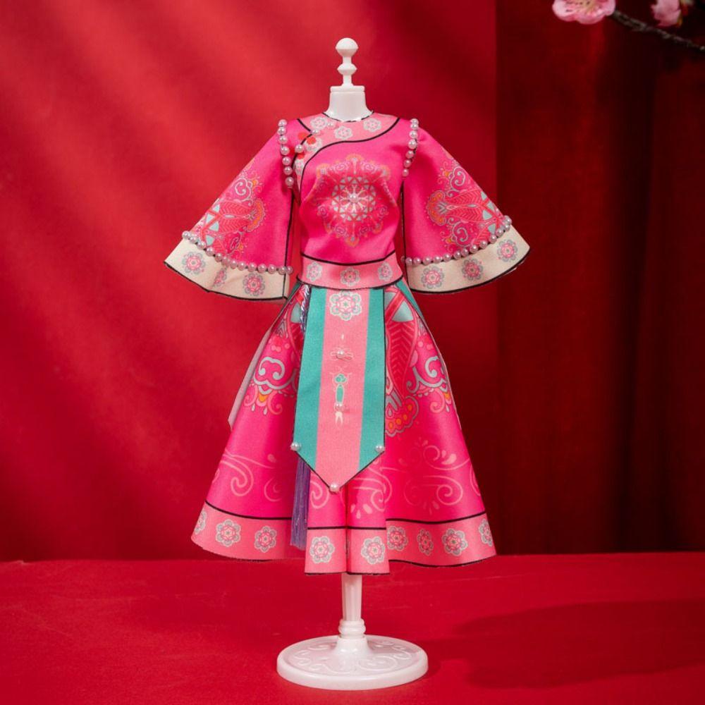 Skirt Princess Toy Outfit Dress Doll's Dress Material Doll's Hanfu Clothes DIY Kit  DIY Toys