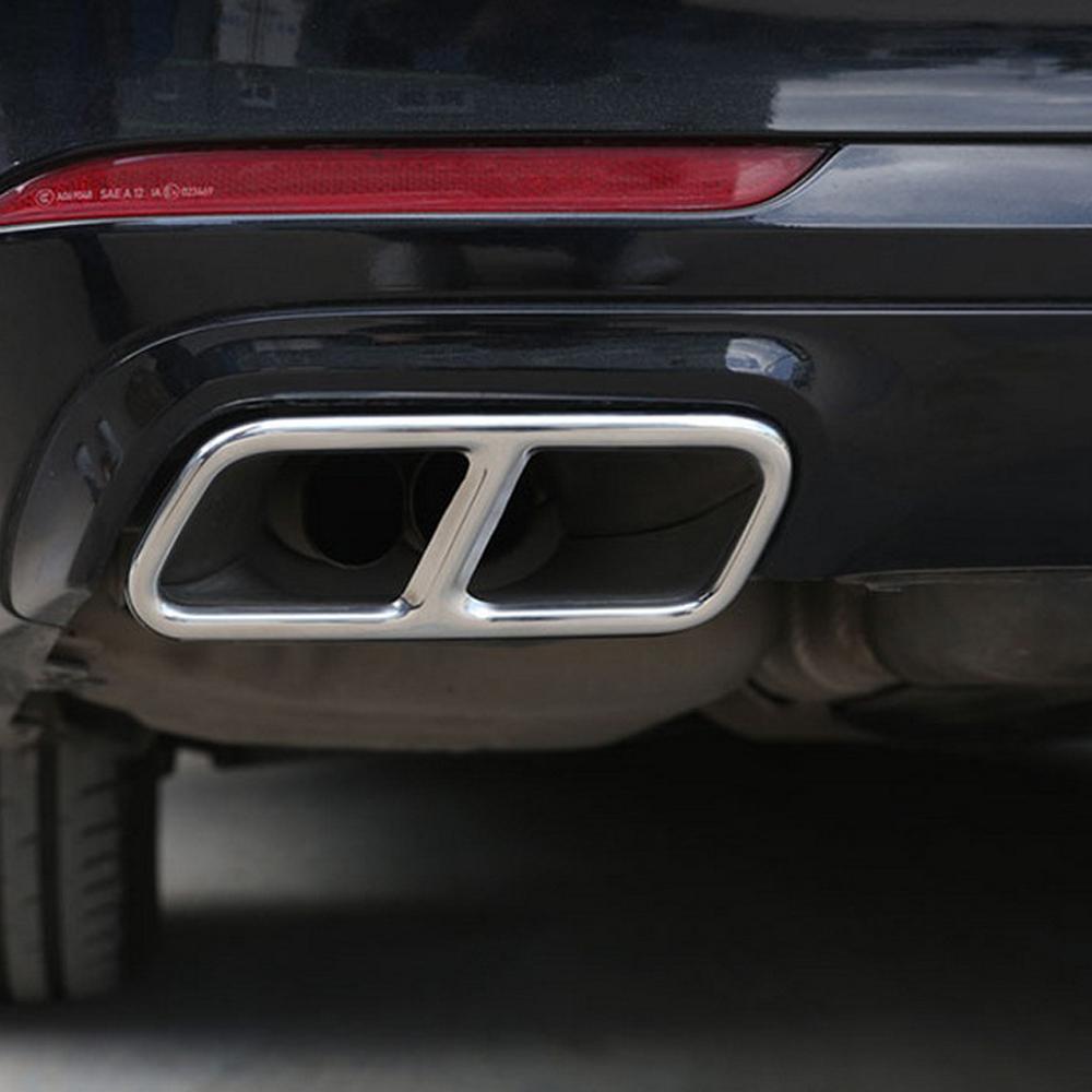 Car Tail Exhaust Pipe Output Cover Protective Trim For Mercedes Benz S R Class W222 Coupe W251 10-17 GL Class X166 13-15 AMG