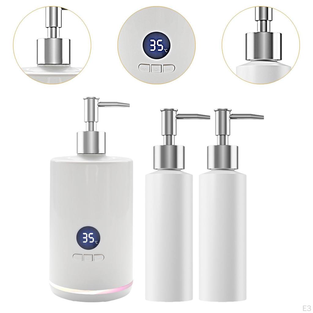 1 Piece Massage Oil Bottle Heater Electric Compact Lotion Cream Warmer with Adjustable Temperature