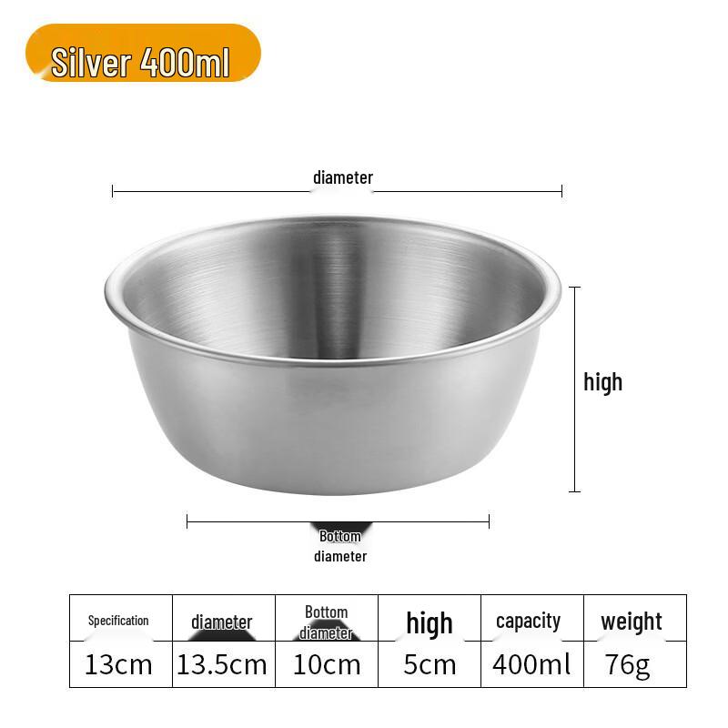 

ZISIZ 304 Stainless Steel Multipurpose Bowl Set