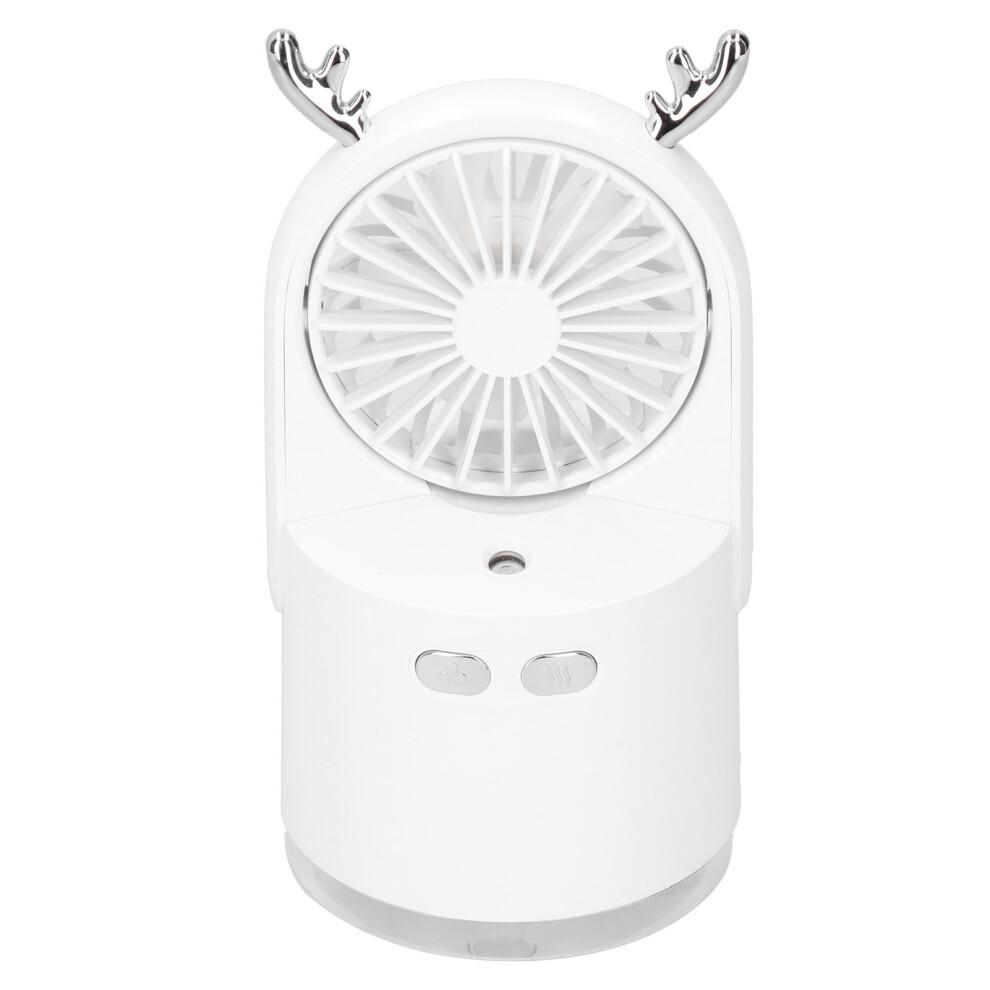 Ventilador de Água com Spray e Função de Vento Natural Simulada Ajuste Multi-Velocidade Portátil de Mão Umidificação de Longa Duração Para o Verão