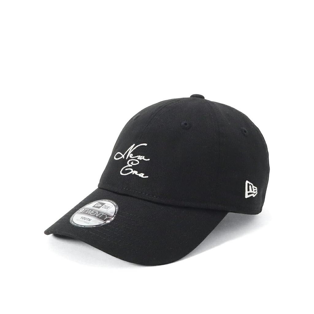 New Era Kids Youth 9TWENTY Cap Black Spare Strap Adjustable Baseball Hat 52-56cm YTH 920