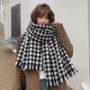 Autumn/Winter Style Women'S Scarf Korean Style Versatile Thickened Shawl Warm Neck Warmer
