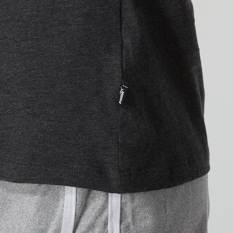 Puma Koszulka Damska z Nadrukiem Logo Litery do Treningu Fitness na Zewnątrz Modna Oddychająca Wygodna Codzienna z Krótkim Rękawem Top Węglowo-Szary 673655-07