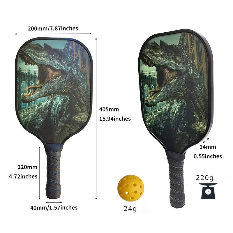 Fiberglas Peak Schläger Set Outdoor Sports Carbon Fiber Pickleball Schläger