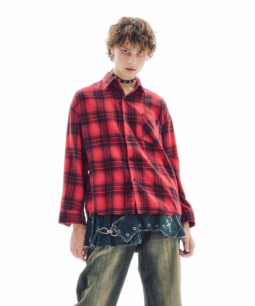 TRIPSHOP Shattered Check Shirt