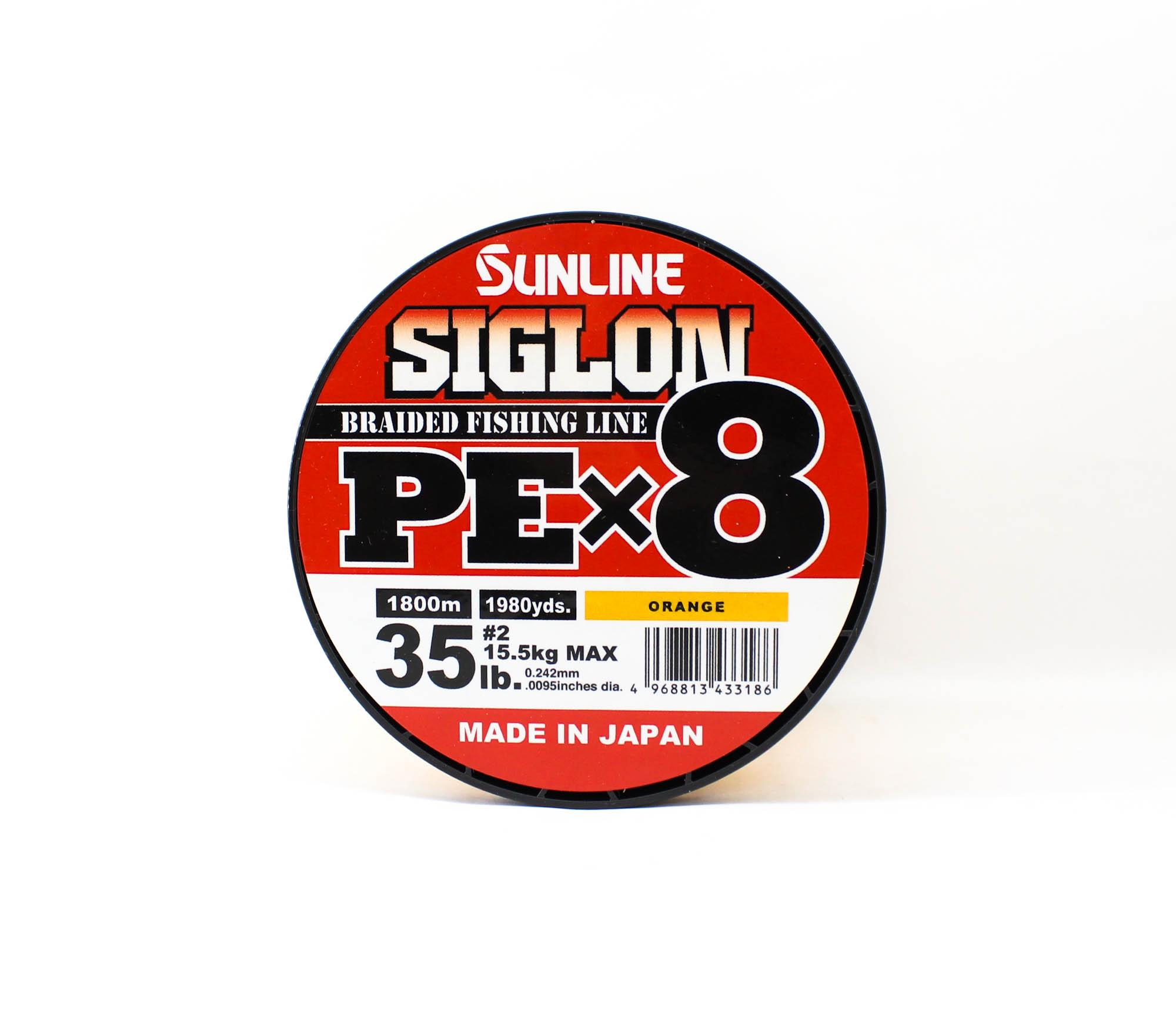 

Sunline P.E Line X8 Siglon 1800M P.E 2 35LB Orange (3186) оранжевый
