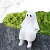 Ghost Garden Statue Cute Ghost Figurine Halloween Ghost Figurine Halloween Home Decoration