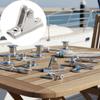 Concave Base Mount Bimini Top Fitting Stainless Steel Boat Accessories  Marine Boat