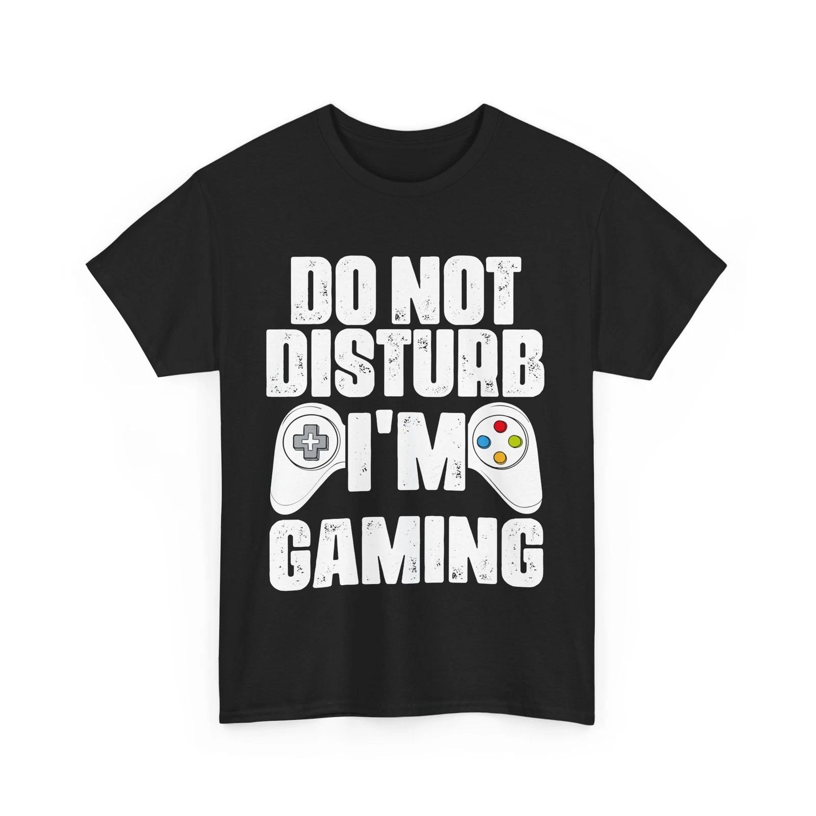 Video Games Shirt, Do Not Disturb I m Gaming Shirt, Video Games Controller Tee 4XL