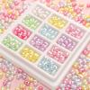 50Pcs 8Mm Acrylic Beads Large Hole Solid Color Loose Spacer Beads For Diy Handmade Jewelry Making Beading Accessories