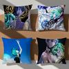 Manga Anime Land of the lLustrous Cushion Cover Soft Comfort Pillowcase for Sofa Nap Living Room Party Home Decor Pillowcover