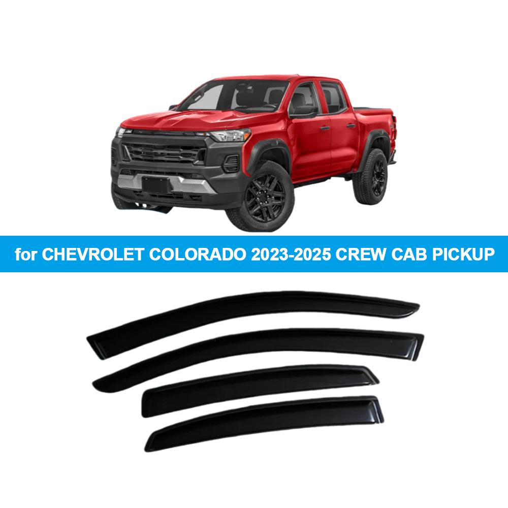 

Chevrolet Colorado 2023-2025 Crew Cab Rain Shields Window Deflectors