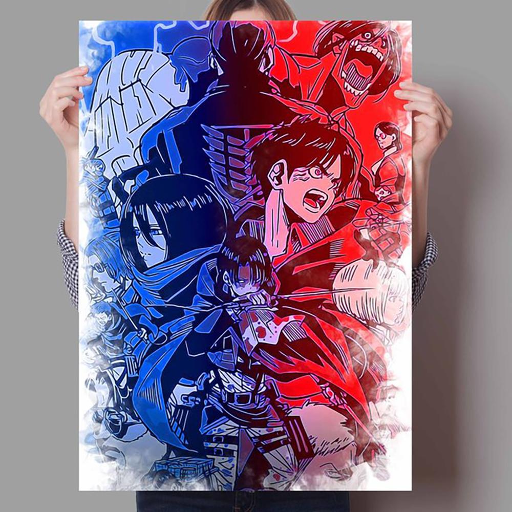 Decoration Mural Japanese Anime Color Poster Canvas Painting and Kids Room Wall Art Prints for Modern Home Decor No Frame